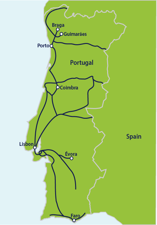 Portugal By Train from 92 Portugal Train Routes Eurail